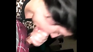 I swallow his dick and then his huge load