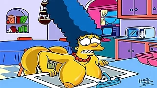 The Simpsons Hentai - Marge Sexy (GIF)